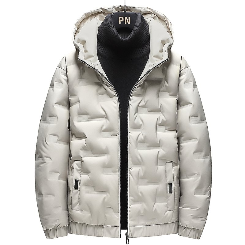 Hooded Down Jacket Men Winter Men's White Duck Down Jacket Coat Casual Thick Warm Overcoat Winter Parkas Men Streetwear 201120