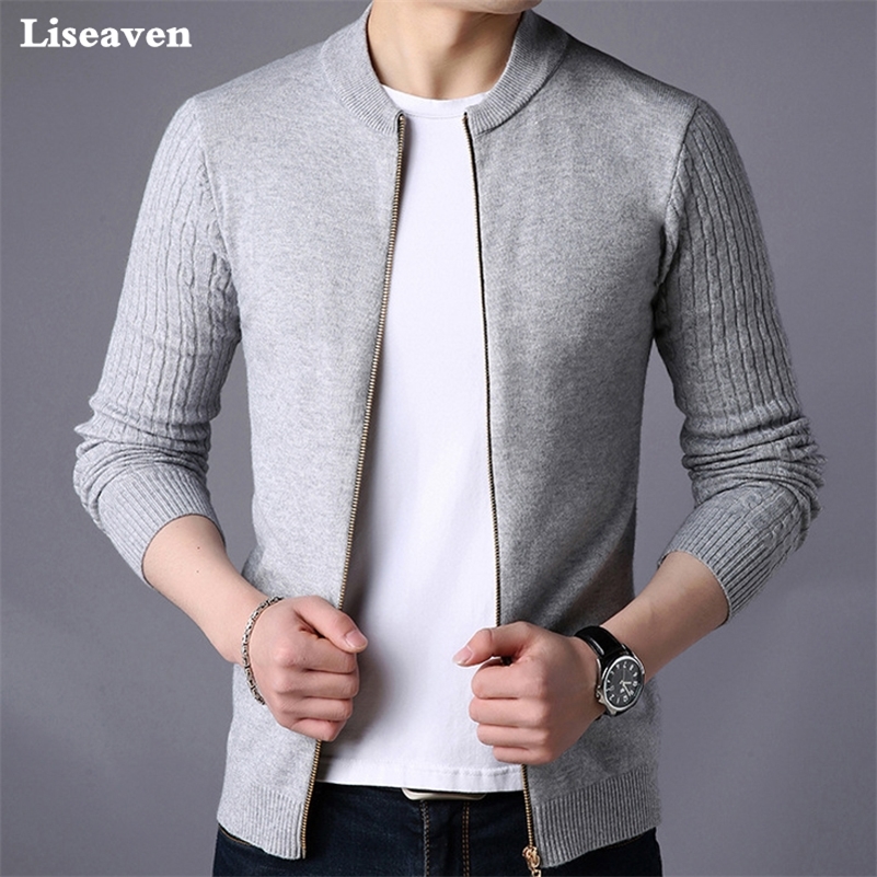 Liseaven Men's Sweater Male Jacket Solid Color Sweaters Knitwear Warm Sweatercoat Cardigans Men Clothing 201117, Xl
Liseaven Men's Sweater Male Jacket Solid Color Sweaters Knitwear Warm Sweatercoat Cardigans Men Clothing 201117, Xl