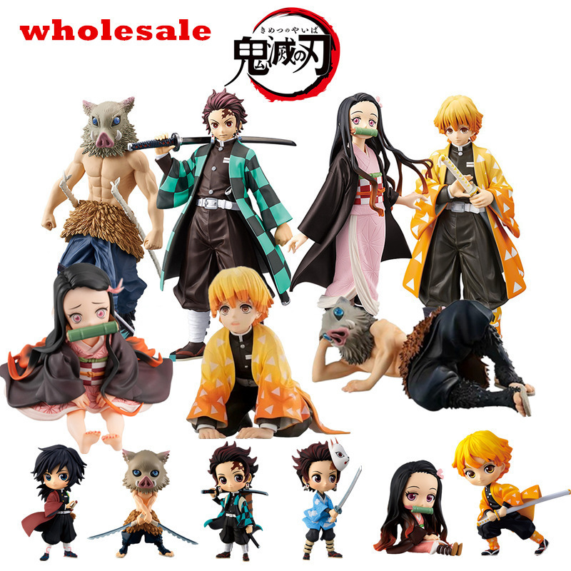 wholesale Demon Slayer Figure Tanjirou Nezuko Zenitsu Inosuke anime Kimetsu no Yaiba Action Figure Collection model hot toys 201202, 4 figure no box
wholesale Demon Slayer Figure Tanjirou Nezuko Zenitsu Inosuke anime Kimetsu no Yaiba Action Figure Collection model hot toys 201202, 4 figure no box