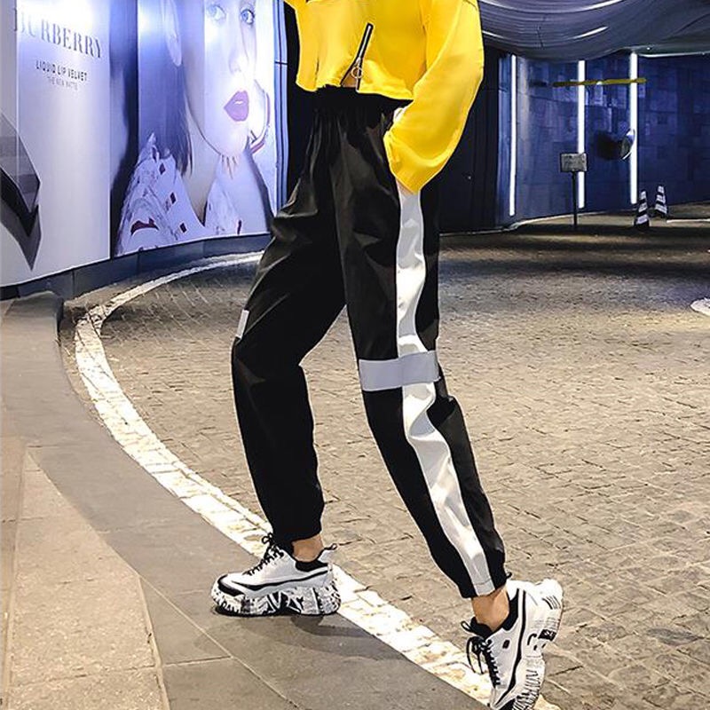 Harajuku Plus Size Trousers Women Casual High Waist Harem Pants Black Summer Sweatpants Women Baggy Pants Streetwear Pantalon, Black;white
Harajuku Plus Size Trousers Women Casual High Waist Harem Pants Black Summer Sweatpants Women Baggy Pants Streetwear Pantalon, Black;white