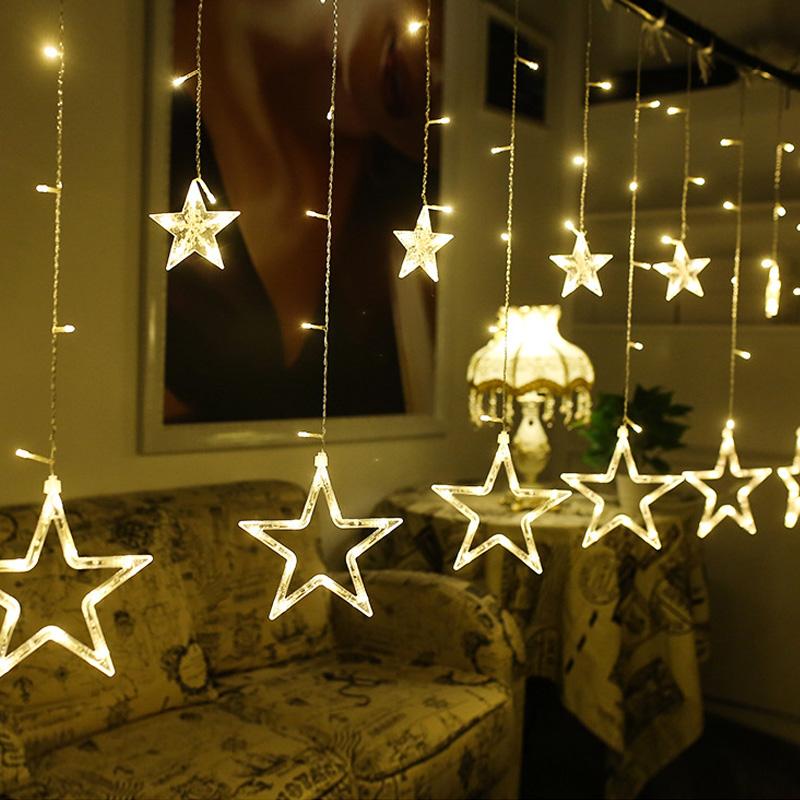 2.5m LED Fairy Curtain Light Christmas Garland Curtain String Lights for NEW YEAR Christmas Wedding Decor
2.5m LED Fairy Curtain Light Christmas Garland Curtain String Lights for NEW YEAR Christmas Wedding Decor