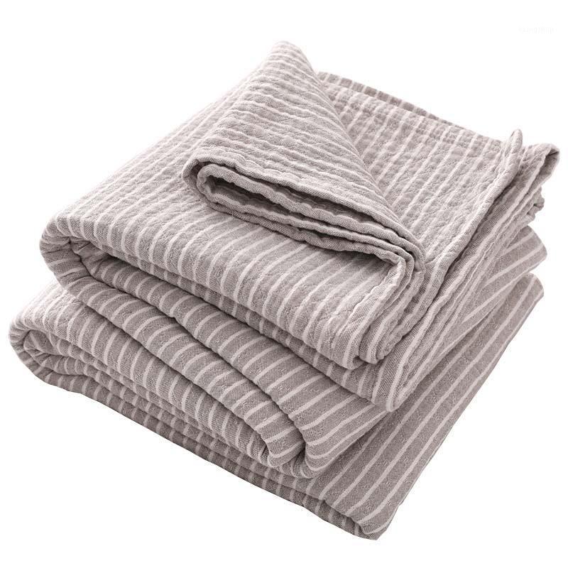 Cotton Yarn Japan Summer Plaid Blanket for Bed Sofa Stripe Kid Bedspread Outdoor Camping Quilt1
Cotton Yarn Japan Summer Plaid Blanket for Bed Sofa Stripe Kid Bedspread Outdoor Camping Quilt1