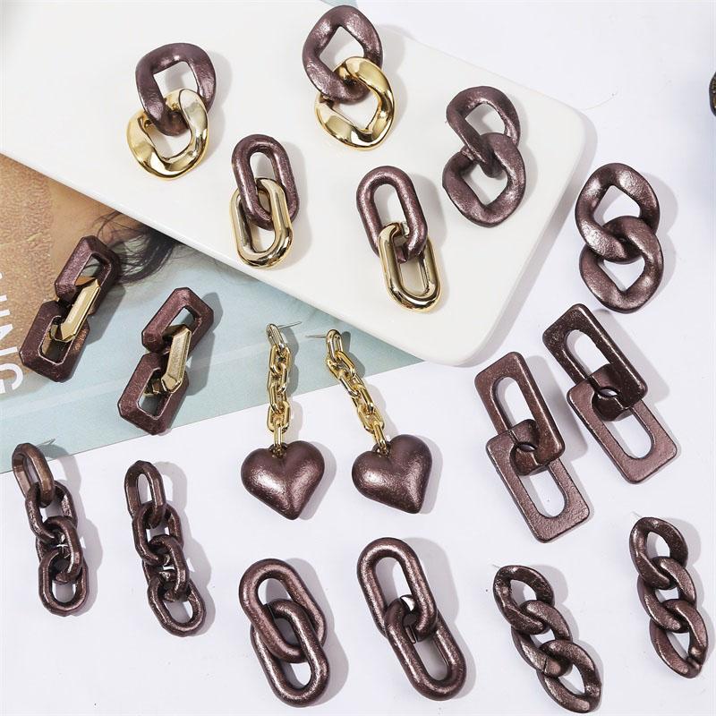 Vintage Gold Purple Acrylic Resin Drop Earrings For Women Fashion Oval Square Geometric Chain Dangle Earring Party Jewelry Gift
Vintage Gold Purple Acrylic Resin Drop Earrings For Women Fashion Oval Square Geometric Chain Dangle Earring Party Jewelry Gift