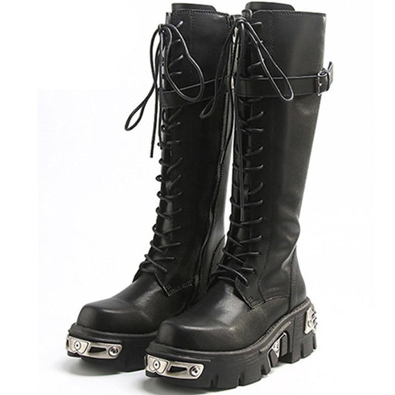 Buckle Thick Bottom Boots Women Fashion Mid-Calf Round Toe Botas Mujer Platform Zipper Plus Cross Lace-Up Stivali, White short boots
Buckle Thick Bottom Boots Women Fashion Mid-Calf Round Toe Botas Mujer Platform Zipper Plus Cross Lace-Up Stivali, White short boots