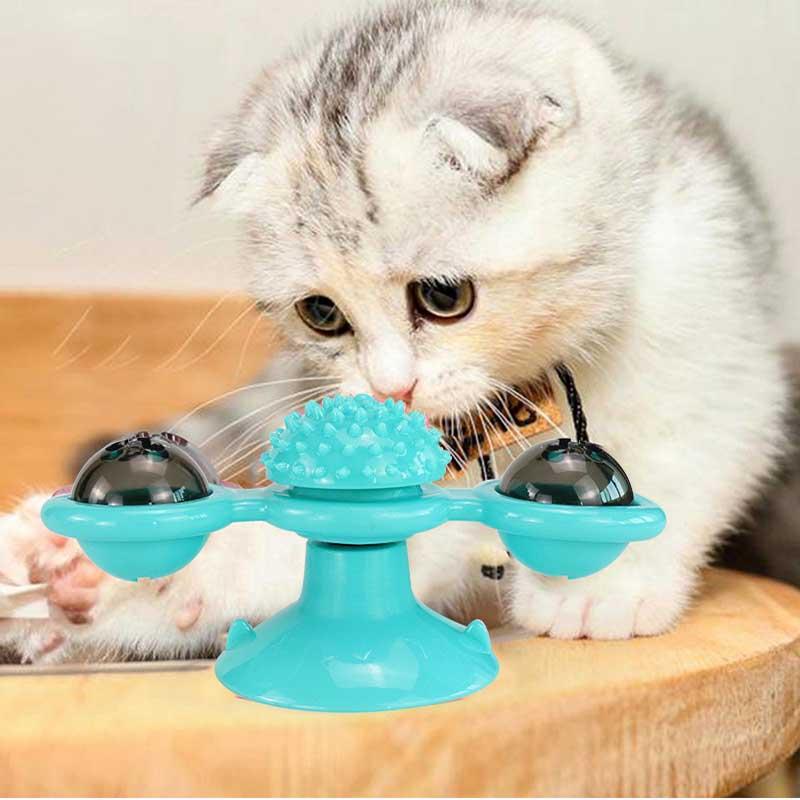 Funny cat wipe hair toy Turntable toy Rotating windmill With suction cup interactive products for pets kitten toys dog juguetes
Funny cat wipe hair toy Turntable toy Rotating windmill With suction cup interactive products for pets kitten toys dog juguetes
