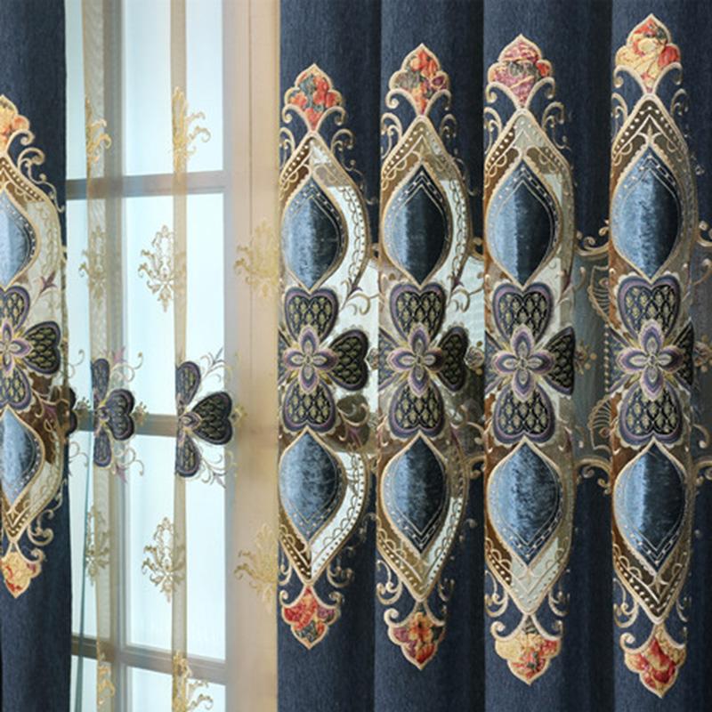 Classic Luxury Navy Plum Embroidery Curtains in the Living Room European Velvet Hollow Curtain Tulle for bedroom Window Screen
Classic Luxury Navy Plum Embroidery Curtains in the Living Room European Velvet Hollow Curtain Tulle for bedroom Window Screen