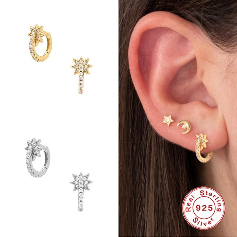 Aide Hoop Earrings 925 Sterling Silver 9mm New Star Zircon Round Earring For Women Party Piercing Pendiente Wedding Fine Jewelry
Aide Hoop Earrings 925 Sterling Silver 9mm New Star Zircon Round Earring For Women Party Piercing Pendiente Wedding Fine Jewelry