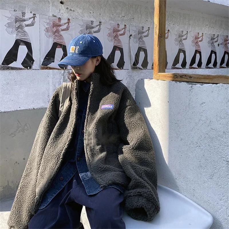 Plus Size 2XL Faux Lamb Wool Women Clothing Autumn Winter New Fashion Coats Thick Jackets Ladies Casual Parkas Streetwear Korean, Gray
Plus Size 2XL Faux Lamb Wool Women Clothing Autumn Winter New Fashion Coats Thick Jackets Ladies Casual Parkas Streetwear Korean, Gray