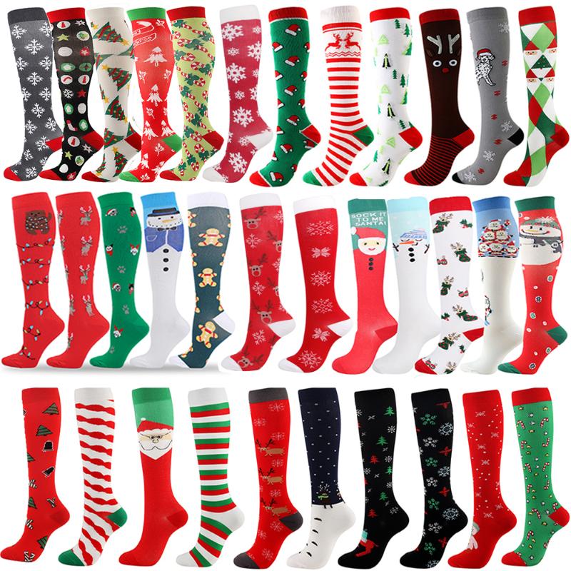 39 Styles Colorful Christmas Compression Socks Men Women Ins Cute Elk Snowman Happy Funny Relieve Pain Nursing Compression Socks, 17
39 Styles Colorful Christmas Compression Socks Men Women Ins Cute Elk Snowman Happy Funny Relieve Pain Nursing Compression Socks, 17