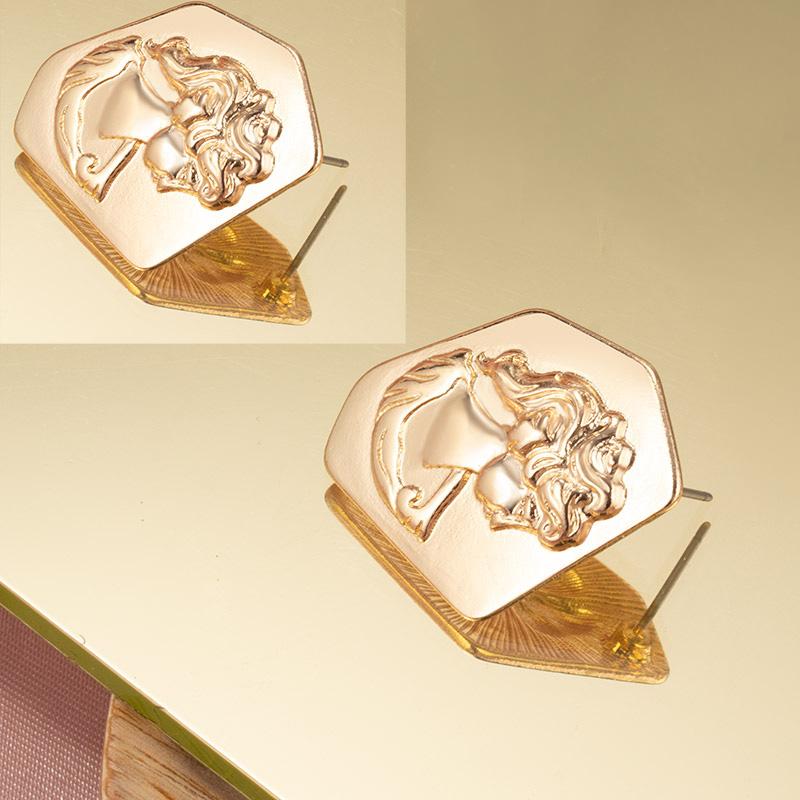 Hot Sale Gold Color Irregular Earrings Unusual European Stud Earrings High Quality Findings Accessories 2020 Trend Jewelry
Hot Sale Gold Color Irregular Earrings Unusual European Stud Earrings High Quality Findings Accessories 2020 Trend Jewelry