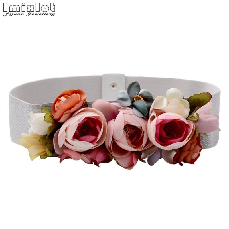 Belts Elegant Women Artificial Flower Belt Waist Elastic Buckle Chain Cummerbunds Female Girls Dress Strap Waistband Gift, As pic
Belts Elegant Women Artificial Flower Belt Waist Elastic Buckle Chain Cummerbunds Female Girls Dress Strap Waistband Gift, As pic