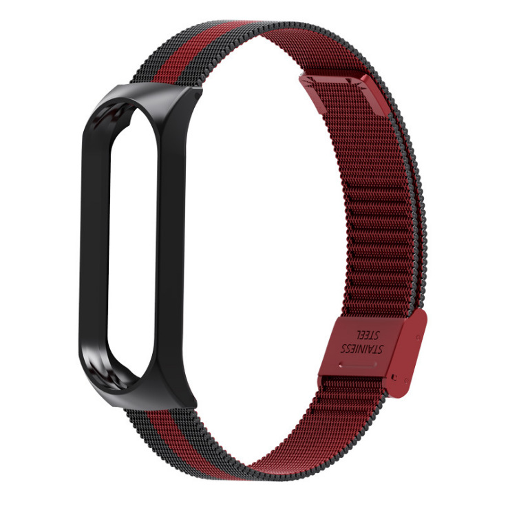 ese For Xiaomi 3 Wrist Metal Bracelet Stainless Steel MIband for Mi Band 4 Strap Wristbands 13 Colors free shipping