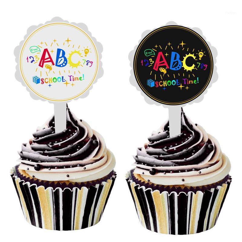 6pcs/lot DIY Cute ABC School Time Cake Stick Sticker Decor Ice-cream Cupcake Toppers Picks Back To School Party Dessert Decor1
6pcs/lot DIY Cute ABC School Time Cake Stick Sticker Decor Ice-cream Cupcake Toppers Picks Back To School Party Dessert Decor1