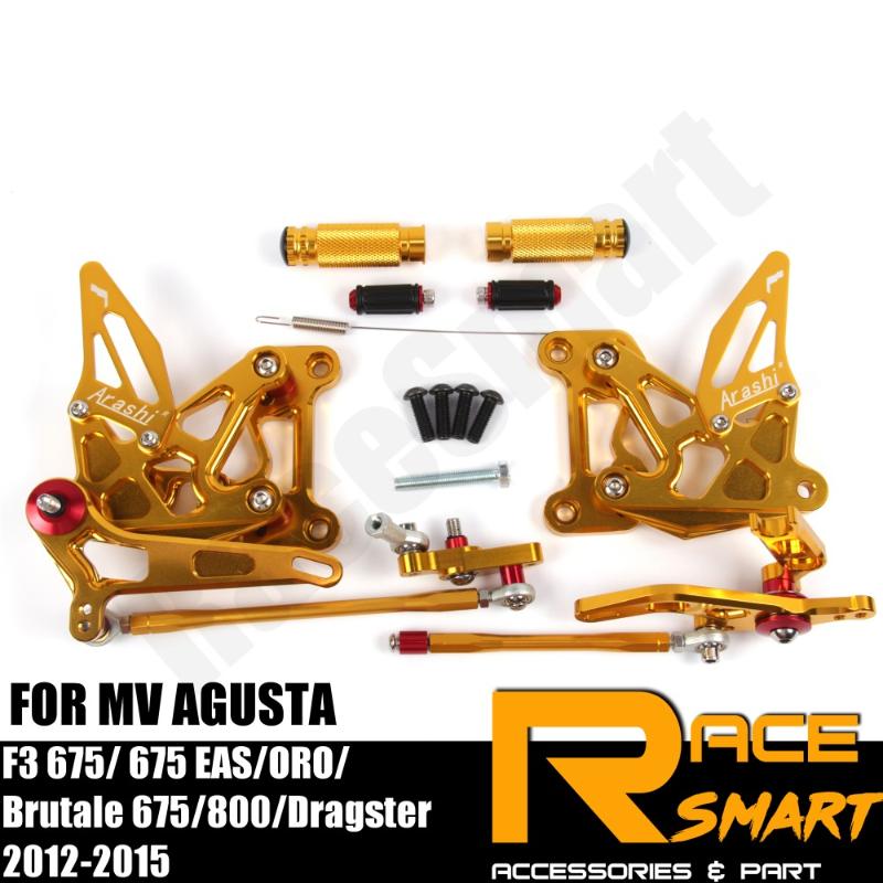 For MV AGUSTA F3 675 2012-2020 Motorcycle CNC Adjustable Rearset Footrests Pegs Pedal 675 EAS Brutale 800 2013 2014 2020 Gold
For MV AGUSTA F3 675 2012-2020 Motorcycle CNC Adjustable Rearset Footrests Pegs Pedal 675 EAS Brutale 800 2013 2014 2020 Gold