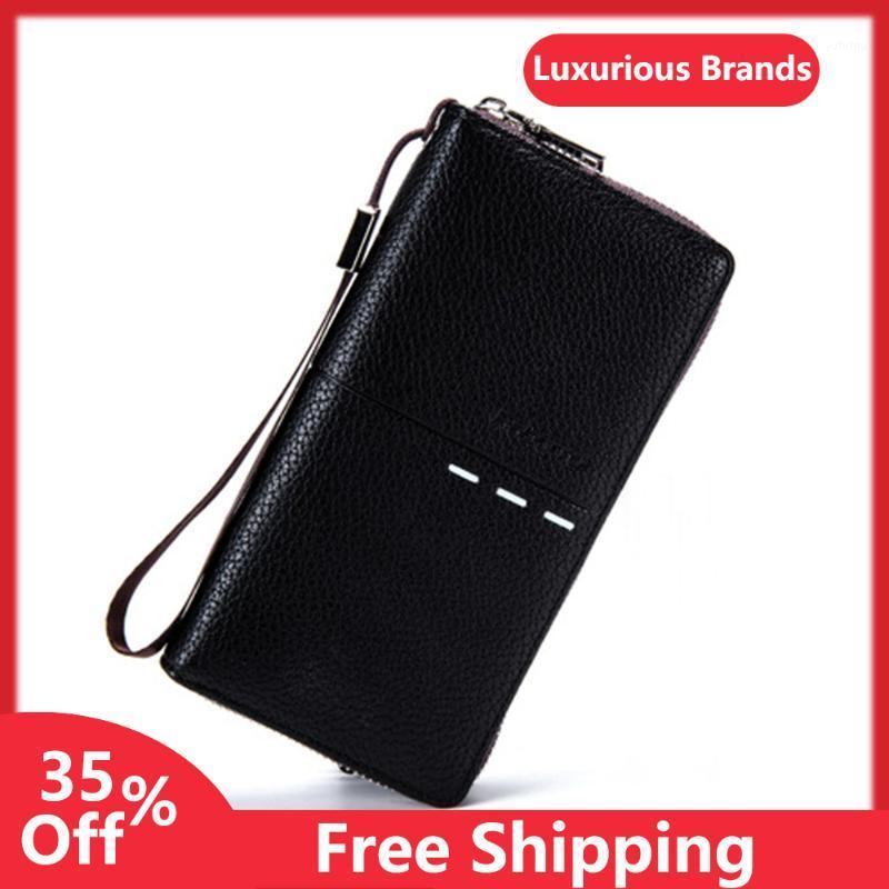 Fashion High quality brand men's business wallet man clutch bags slim men's leather purse holder passcard holder1, Black
Fashion High quality brand men's business wallet man clutch bags slim men's leather purse holder passcard holder1, Black