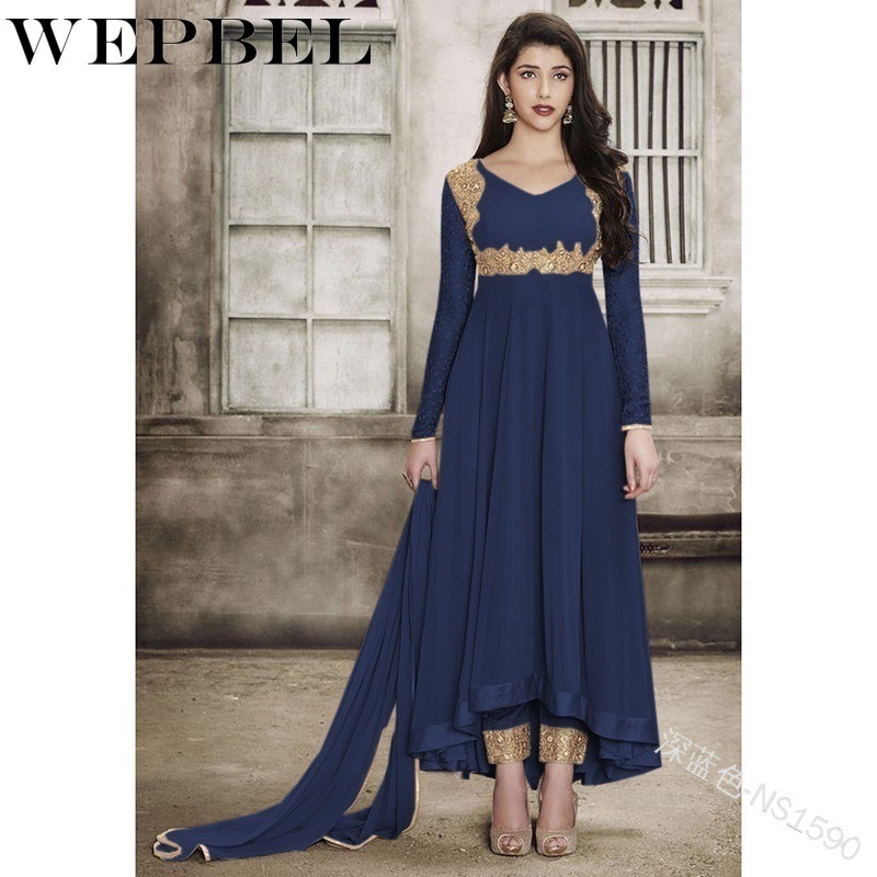 WEPBEL Eid Mubaraka Muslim Indian Clothing Abaya Dress Women Caftan Robe Dubai Turkey Print Islamic Vestiddos J0125, Black;gray
WEPBEL Eid Mubaraka Muslim Indian Clothing Abaya Dress Women Caftan Robe Dubai Turkey Print Islamic Vestiddos J0125, Black;gray