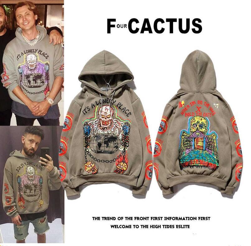 Travis scott Astroworld European and American street fashion brand tie-dye loose men and women couple sweater long sleeves, Black 
Travis scott Astroworld European and American street fashion brand tie-dye loose men and women couple sweater long sleeves, Black