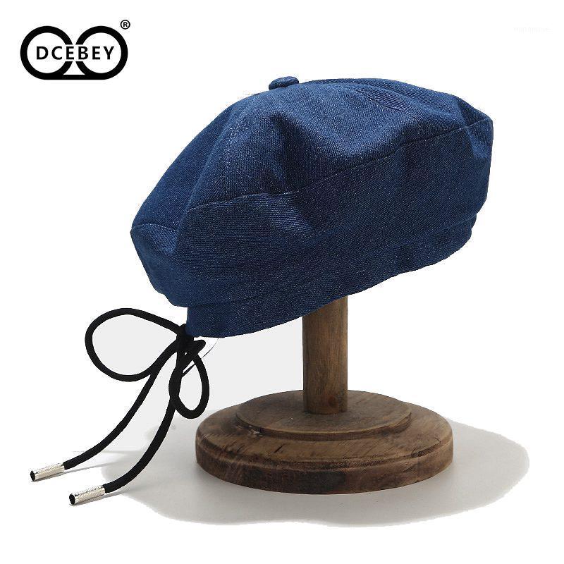 DCEBEY French Style Denim Casual Vintage Women's Beret Autumn Winter Lady Sweet Ribbon Lace-Up Bowknot Vintage Artist Painter1, Sky blue
DCEBEY French Style Denim Casual Vintage Women's Beret Autumn Winter Lady Sweet Ribbon Lace-Up Bowknot Vintage Artist Painter1, Sky blue