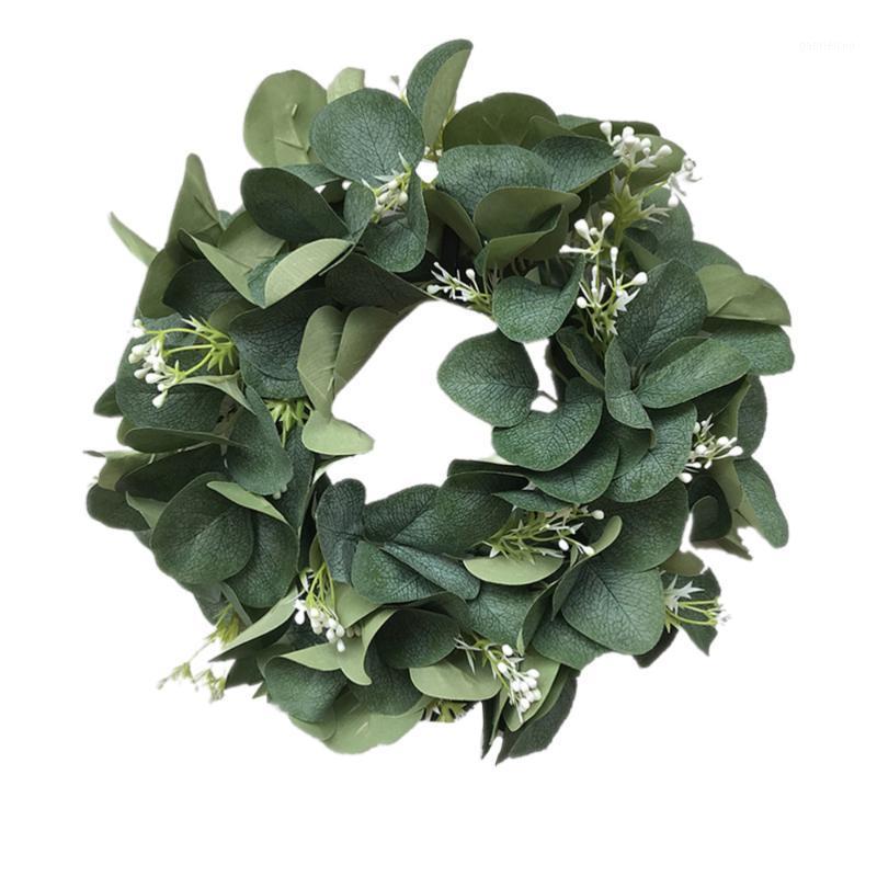 1pc Imitation Eucalyptus Wreath Simulation Green Leaf Small Berry Door Wall Hanging Ornament Garland1, Dark green
1pc Imitation Eucalyptus Wreath Simulation Green Leaf Small Berry Door Wall Hanging Ornament Garland1, Dark green