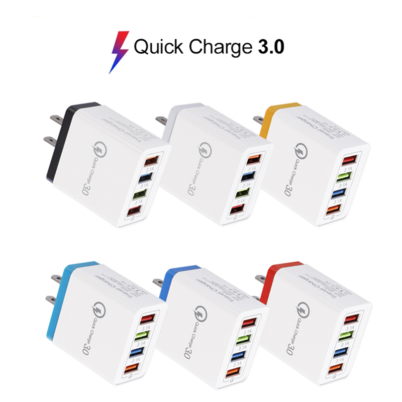 4 USB Fast Charger 5V 3A multi-port travel charger plug Fast Charger Mobile For iphone 12 11 pro max Samsung Xiaomi Huawei DHL
4 USB Fast Charger 5V 3A multi-port travel charger plug Fast Charger Mobile For iphone 12 11 pro max Samsung Xiaomi Huawei DHL