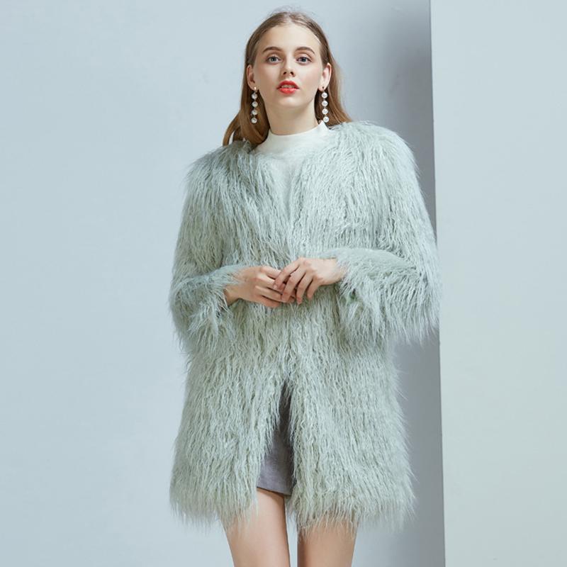 High Quality Elegant Faux Fur Coat Women Winter Luxury Long Fur Coat Female Plush Overcoat, Green fur coat
High Quality Elegant Faux Fur Coat Women Winter Luxury Long Fur Coat Female Plush Overcoat, Green fur coat