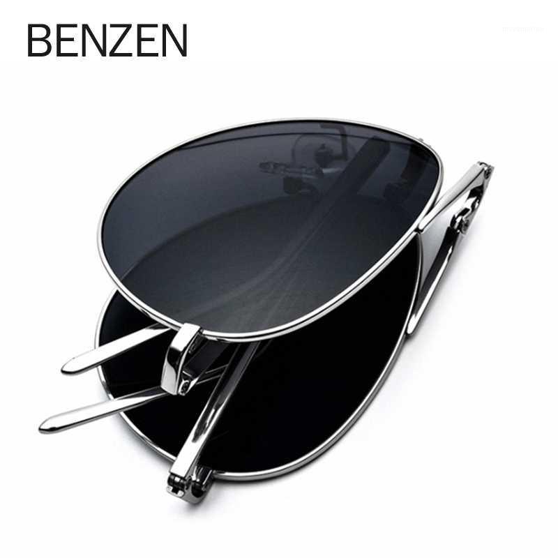 BENZEN Quality Pure Titanium Folding Sunglasses Men Polarized Sun Glasses For Driving Classic Pilot Women Oculos Gafas 93621
BENZEN Quality Pure Titanium Folding Sunglasses Men Polarized Sun Glasses For Driving Classic Pilot Women Oculos Gafas 93621