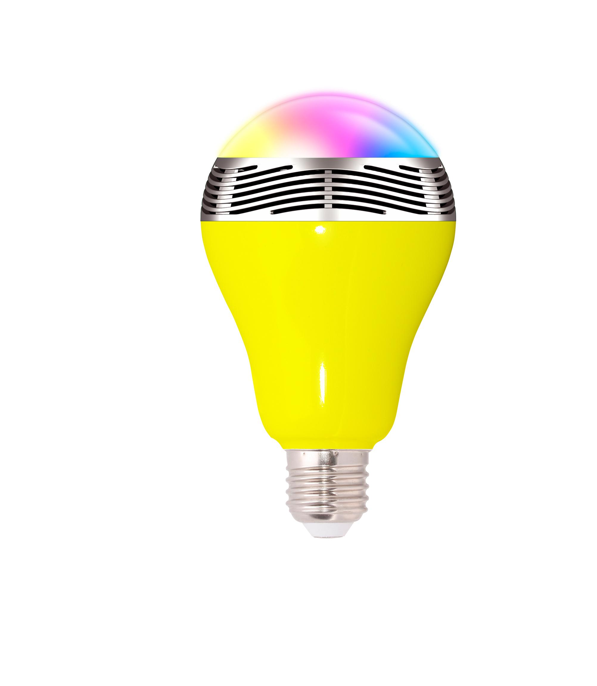New LED Bulb E27 Bluetooth Wireless Control Speaker Light Music Function 2 IN 1 Smart Colorful RGB Bubble Lamp For iPhone Samsung