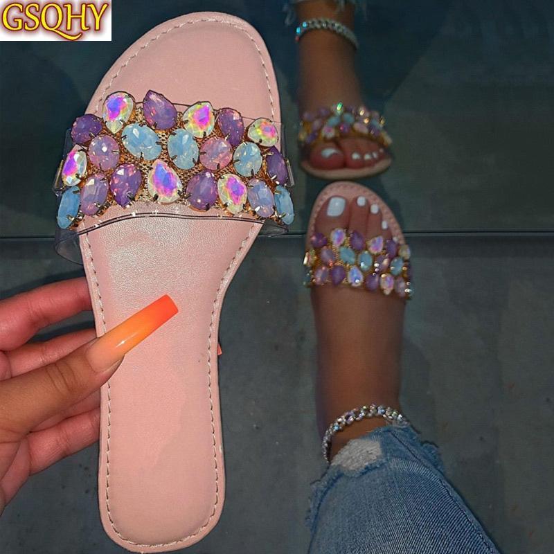 Women Summer Slippers Casual Flats Ladies Rhinestone Non-slip Home Beach Shoes Fashion Woman Platform Comfort Footwear 2021, Pink
Women Summer Slippers Casual Flats Ladies Rhinestone Non-slip Home Beach Shoes Fashion Woman Platform Comfort Footwear 2021, Pink
