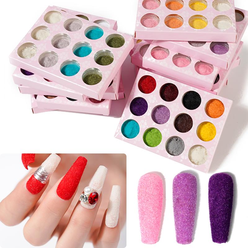 24Pcs/24Colors Velvet Flocking Powder Velvet Nail Glitter Polish Crafts-powder for nails Pigment Flocking Pigment ,uy87uj 
24Pcs/24Colors Velvet Flocking Powder Velvet Nail Glitter Polish Crafts-powder for nails Pigment Flocking Pigment ,uy87uj
