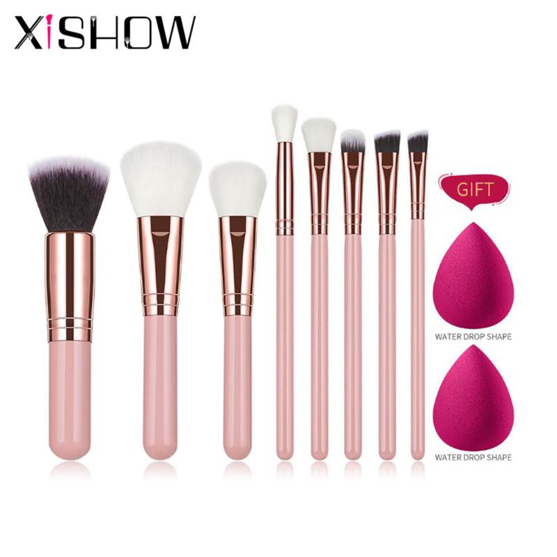 XISHOW 8PCS New Proffesional Maquillage Makeup Brushes Set Highlighter Eye Cosmetic Powder Foundation Eye Shadow Cosmetics
XISHOW 8PCS New Proffesional Maquillage Makeup Brushes Set Highlighter Eye Cosmetic Powder Foundation Eye Shadow Cosmetics