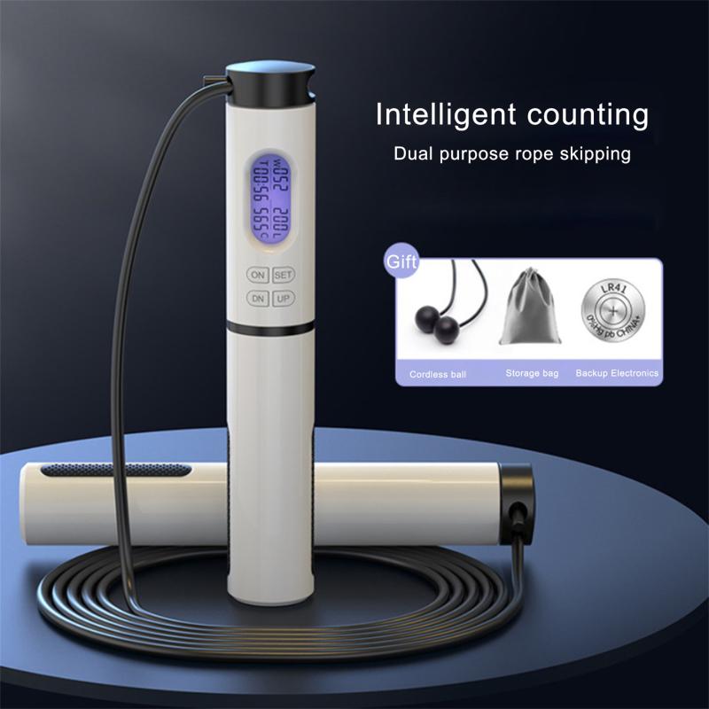 Counting Skipping Rope Dual Magnetron Chip LED Screen Non-slip Handle Sports Accessories
Counting Skipping Rope Dual Magnetron Chip LED Screen Non-slip Handle Sports Accessories