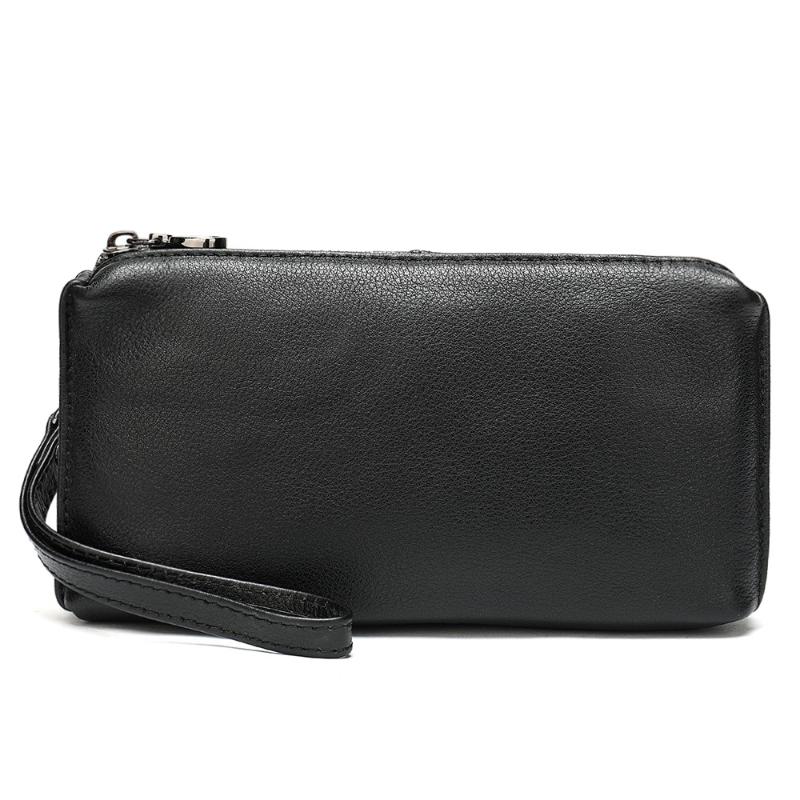Sheepskin Casual Men Clutch Bag Genuine Leather Wallet Phone Mini Coin Purses Holder Black Business Small Money Bags, Small black
Sheepskin Casual Men Clutch Bag Genuine Leather Wallet Phone Mini Coin Purses Holder Black Business Small Money Bags, Small black