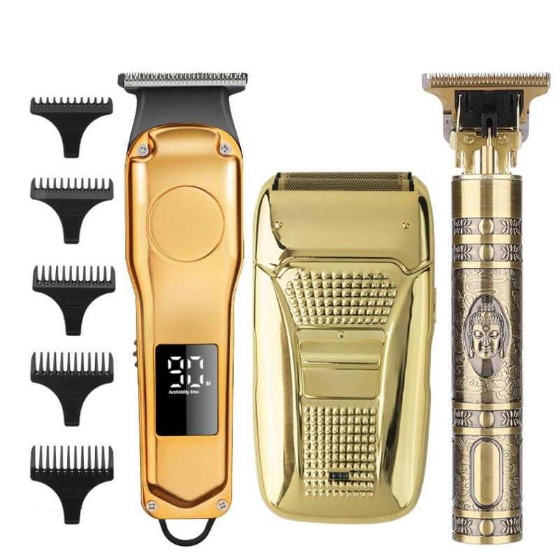 Professional Hair Trimmer Set LCD Electric Hair Clipper Rechargeable Beard Shaver Barber Cutting Machine Men Cordless Razor
Professional Hair Trimmer Set LCD Electric Hair Clipper Rechargeable Beard Shaver Barber Cutting Machine Men Cordless Razor