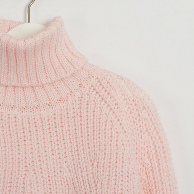 Wixra Chunky Turtleneck Sweater Women's Autumn Winter Solid High Stretch Knitted Pullover Jumpers Loose Sweaters 201221