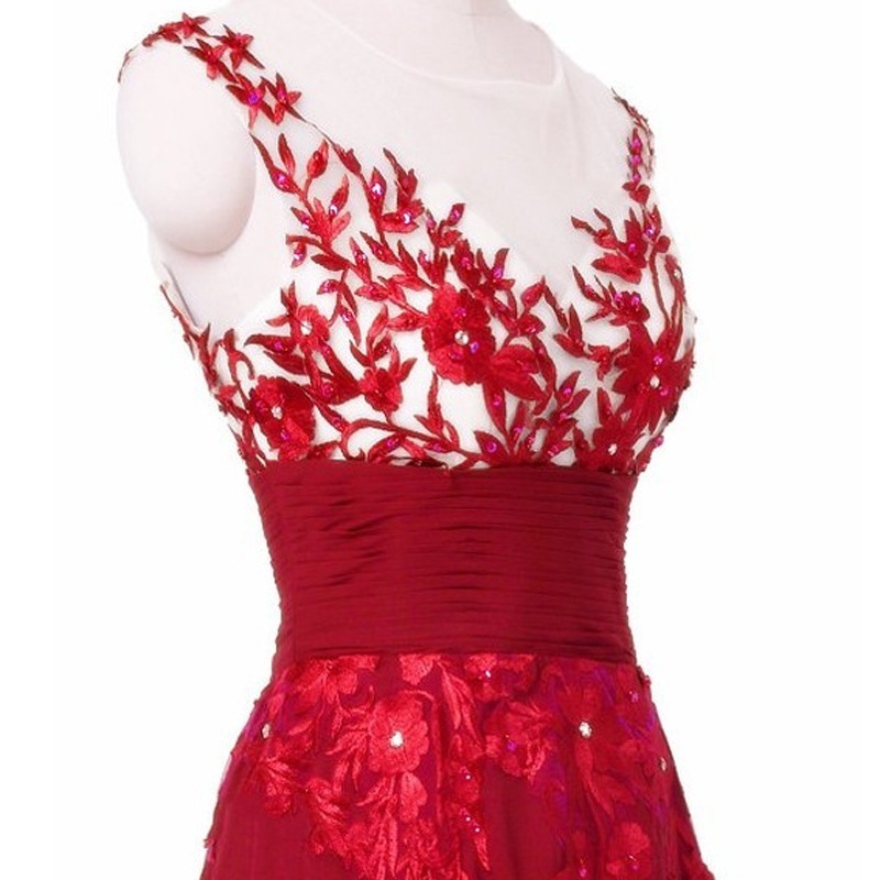 New Arrival Heavy Appliques Evening Dress Long Charming Sleeveless Hollow Out A line Formal Party Dress with Beading 201114