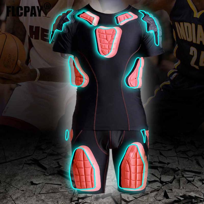 Short Sleeve Adult Suit Anti-Collision Sportswear Cycling Basketball Football Running Roller Skating Combination Protective Gear, Black
Short Sleeve Adult Suit Anti-Collision Sportswear Cycling Basketball Football Running Roller Skating Combination Protective Gear, Black