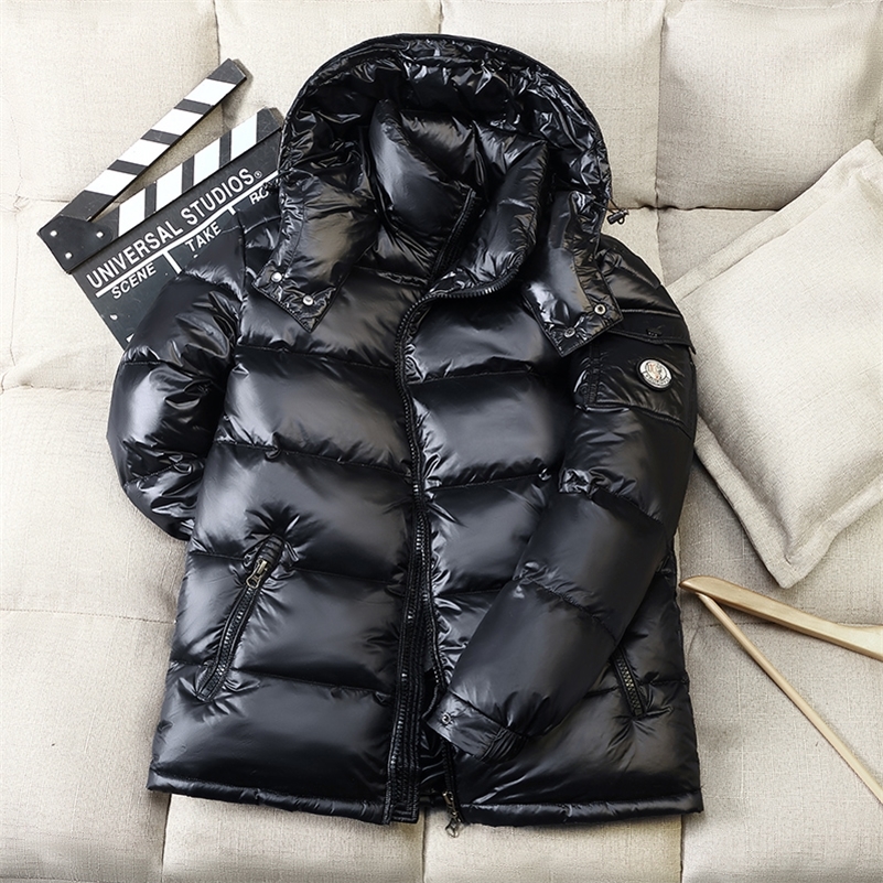 autumn and winter new men's hooded casual down jacket thick and warm men's winter clothing YR2008 201217