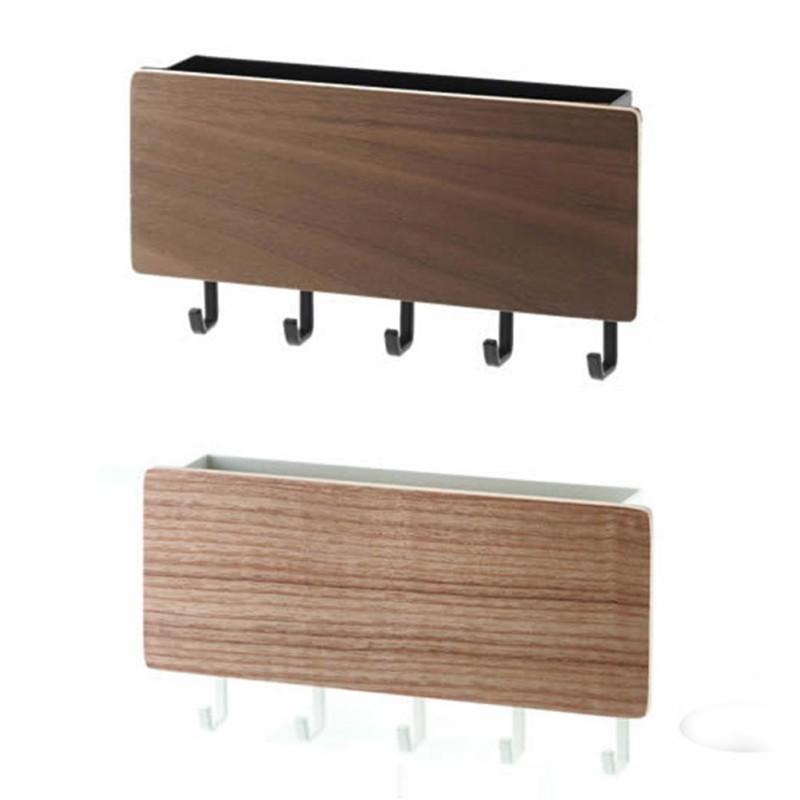 Key Hanger Decorative Simple Small Wall Hook Space Saving Easy Install Home Bedroom Wall Retro Wooden Door Back Storage Rack
Key Hanger Decorative Simple Small Wall Hook Space Saving Easy Install Home Bedroom Wall Retro Wooden Door Back Storage Rack