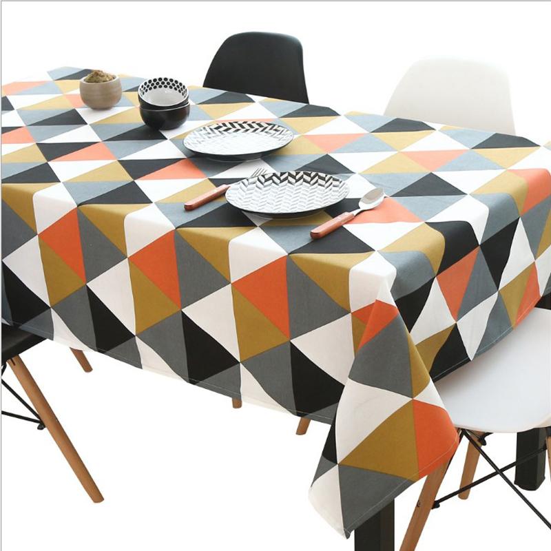 Tablecloths diamond-shaped cotton and linen Nordic desk cloth cafe art coffee table pad table cloth, Blue
Tablecloths diamond-shaped cotton and linen Nordic desk cloth cafe art coffee table pad table cloth, Blue