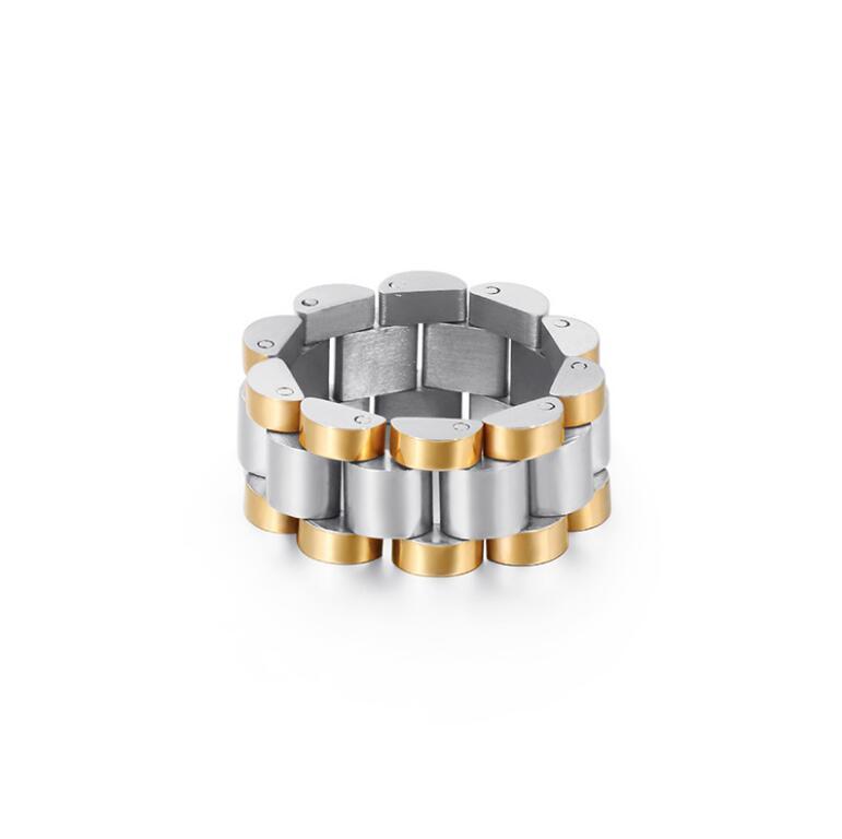Titanium Stainless Steel Chain Ring For Men Blue Gold Black Punk Rock Rings Accessories Jewelry Gift
Titanium Stainless Steel Chain Ring For Men Blue Gold Black Punk Rock Rings Accessories Jewelry Gift