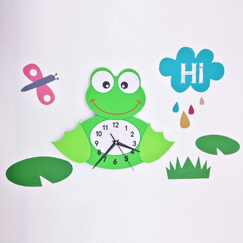 Lovely Frog Horloge Murale Design Moderne Wall Clock Modern Smiple Cartoon Watches Home Decoration Kids Room Living Room Design 
Lovely Frog Horloge Murale Design Moderne Wall Clock Modern Smiple Cartoon Watches Home Decoration Kids Room Living Room Design