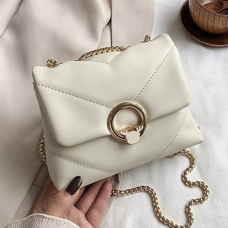 Fashion Chain Shoulder Bag Casual Solid Color Crossbody Female PU Leather Flap Bags for Women 2020 Coin Phone Purses Q1206, Black
Fashion Chain Shoulder Bag Casual Solid Color Crossbody Female PU Leather Flap Bags for Women 2020 Coin Phone Purses Q1206, Black