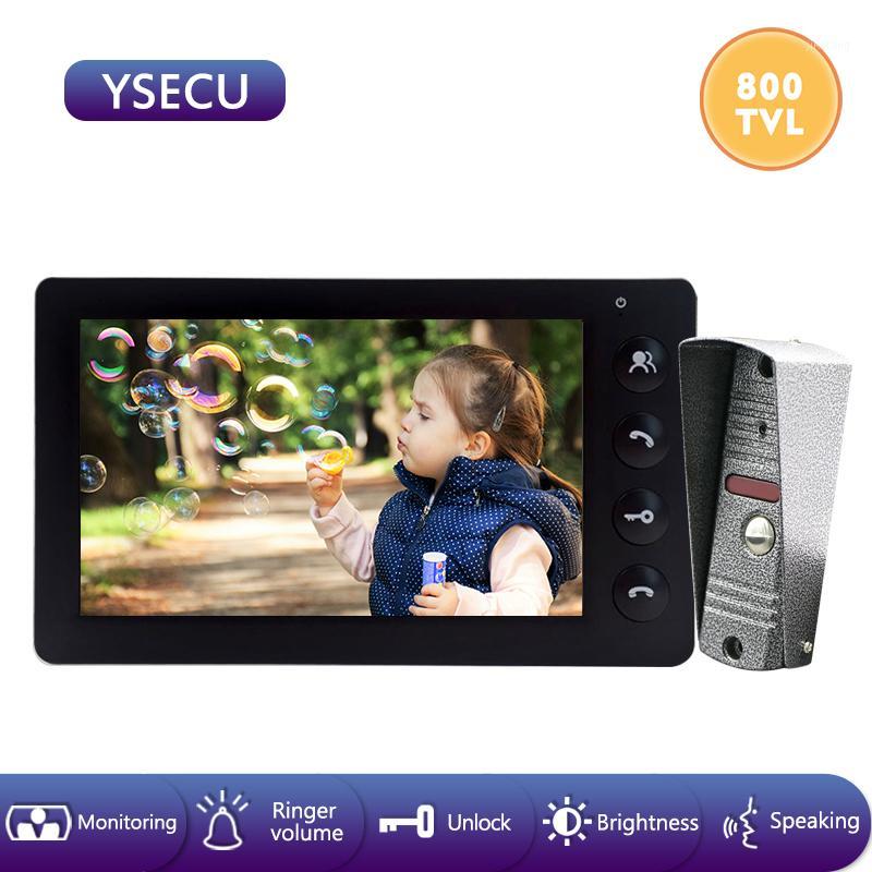 YSECU 7''Wired Video Doorbell Intercom System Video Camera color LCD Indoor Monitor Unlock Talking Door Built-in Power1
YSECU 7''Wired Video Doorbell Intercom System Video Camera color LCD Indoor Monitor Unlock Talking Door Built-in Power1