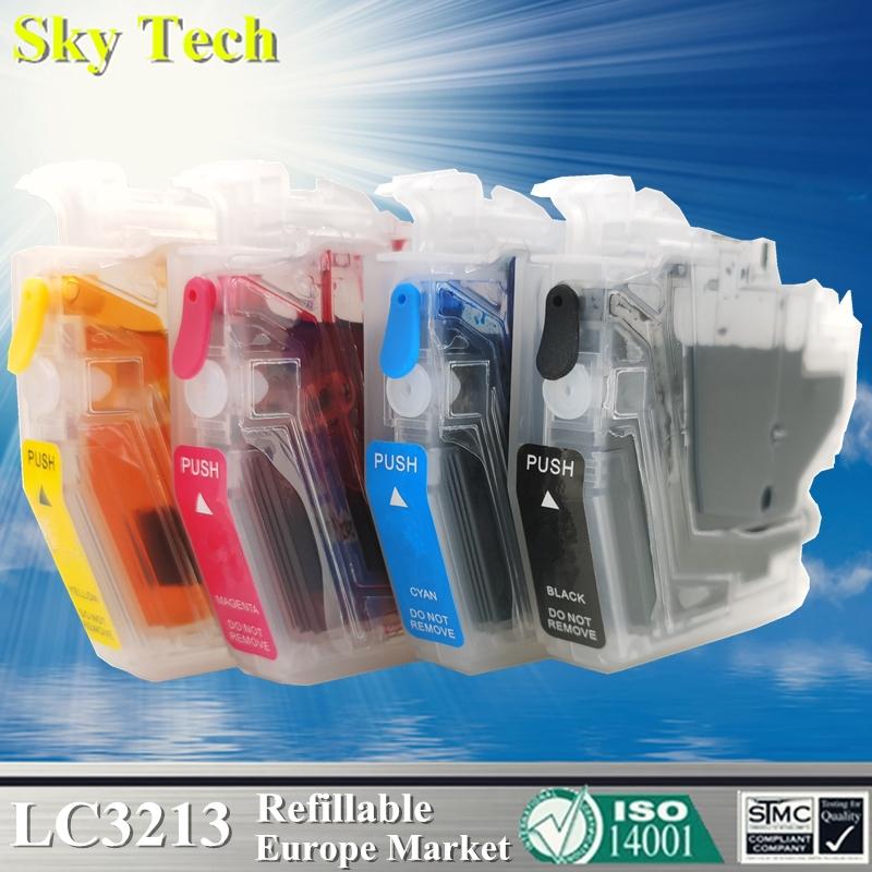 Refillable Ink Cartridge For Brother LC3213 LC3211 , For J572DW / J772DW / J774DW J491DW J497DW J890DW J895DW etc
Refillable Ink Cartridge For Brother LC3213 LC3211 , For J572DW / J772DW / J774DW J491DW J497DW J890DW J895DW etc