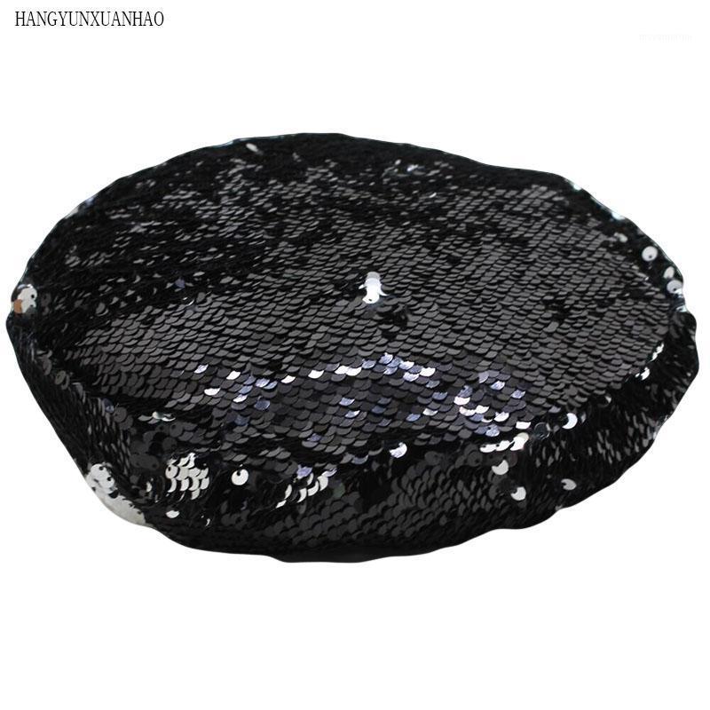 HANGYUNXUANHAO Women Fashion Sequin Beret Hat Autumn Winter Black Bonia For Woman Adjustable Berets Cap Boinas Para Mujer1
HANGYUNXUANHAO Women Fashion Sequin Beret Hat Autumn Winter Black Bonia For Woman Adjustable Berets Cap Boinas Para Mujer1