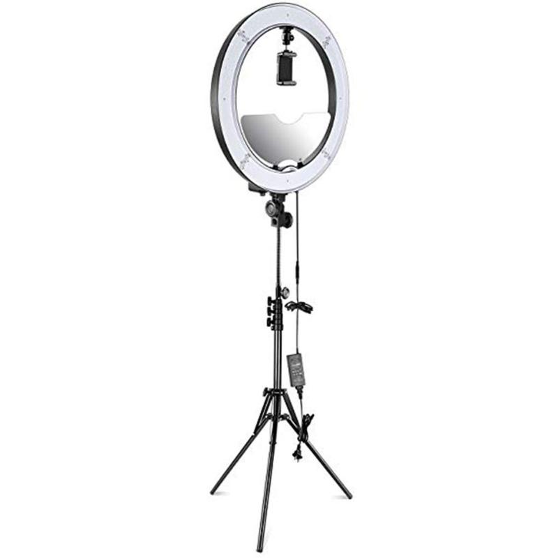 RL18 Inches LED Ring Light Stand ABS Rotatable Phone Holder Filters Sets Makeup Camera Phone Video Shooting
RL18 Inches LED Ring Light Stand ABS Rotatable Phone Holder Filters Sets Makeup Camera Phone Video Shooting
