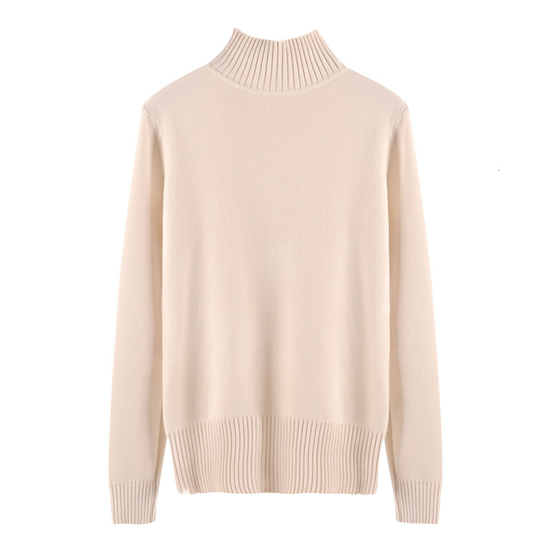 2021 New Korean Style Loose Women Pullover Casual Half Turtleneck Long Sleeve Knit Sweater Female Jumpers Solid Basic 1xy7, White
2021 New Korean Style Loose Women Pullover Casual Half Turtleneck Long Sleeve Knit Sweater Female Jumpers Solid Basic 1xy7, White