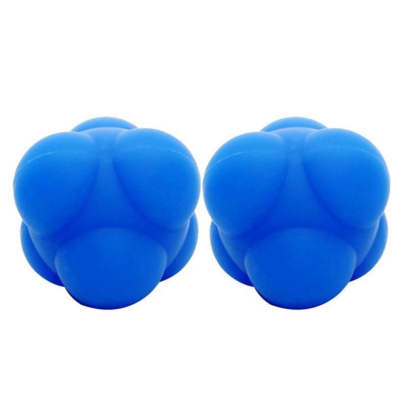 2 Pieces Hexagonal Reaction Silica Gel Ball Sensitive Rebound Ball for The Agility Training Velocity Deflecting
2 Pieces Hexagonal Reaction Silica Gel Ball Sensitive Rebound Ball for The Agility Training Velocity Deflecting