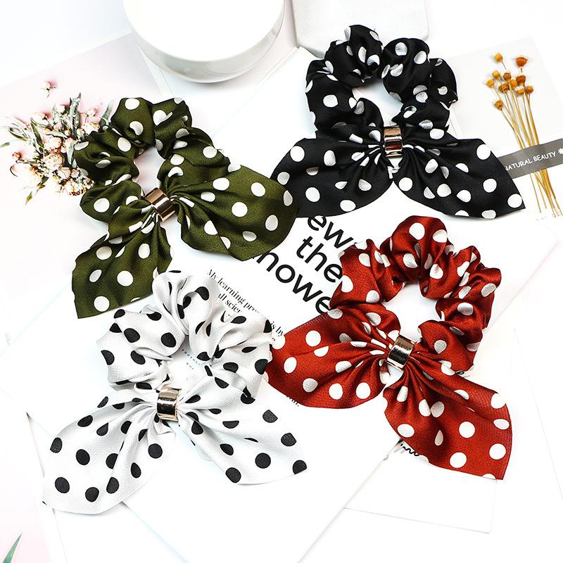 Polka Dot Fabric Hair Ring Ladies Hair Tie Ponytail Holder Rubber Girls Band Accessories Soft Rubber Band for Women
Polka Dot Fabric Hair Ring Ladies Hair Tie Ponytail Holder Rubber Girls Band Accessories Soft Rubber Band for Women