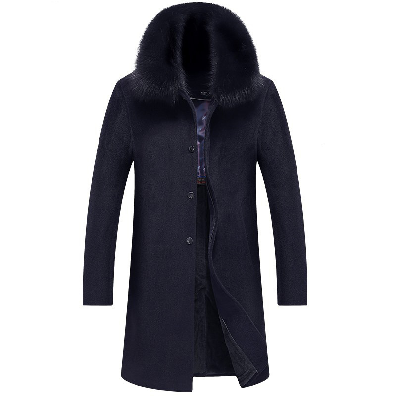 2021 Men Winter Quality Coat Turn-down Long Collar Wool Thin Warm Jacket OA5F, Black
2021 Men Winter Quality Coat Turn-down Long Collar Wool Thin Warm Jacket OA5F, Black